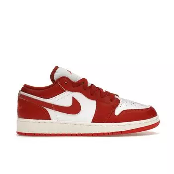 Детские кроссовки Air Jordan 1 Low SE GS Dune Red White Lobster Sail FJ3465-160 36
