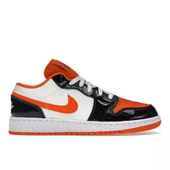 Детские кроссовки Air Jordan 1 Low SE GS Halloween Orange Team-Orange Black DV1335-800 38.5