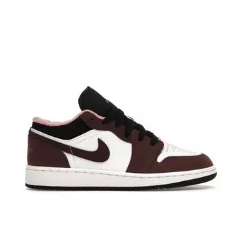 Детские кроссовки Air Jordan 1 Low SE GS Light Chocolate Brown Black Sail DM0589-200 35.5