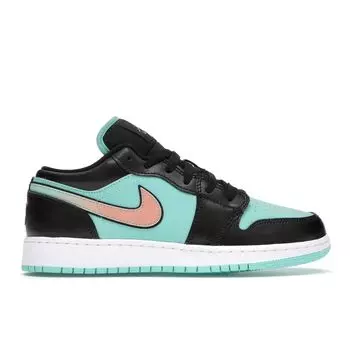 Детские кроссовки Air Jordan 1 Low SE GS Tropical Twist Teal Black CV9844-301 35.5