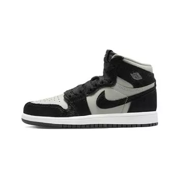 Детские кроссовки Air Jordan 1 Retro High OG PS Twist 2.0 Черный Средне-Серый Белый FB1312-001 33.5