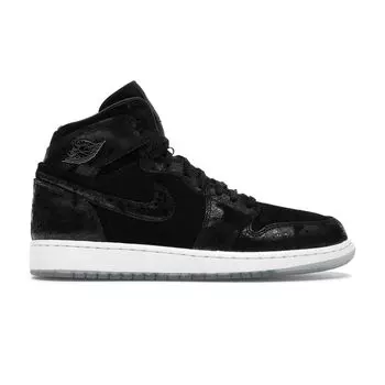 Детские кроссовки Air Jordan 1 Retro High GG Heiress Black Black-White-Gym-Red 832596-001