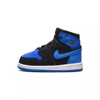 Детские кроссовки Air Jordan 1 Retro High OG TD Royal Reimagined Blue Black Royal-Blue FD1413-042 22
