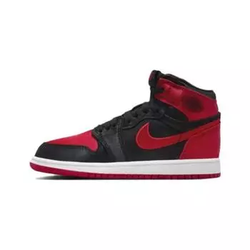 Детские кроссовки Air Jordan 1 Retro High OG PS Satin Bred 2023 Черный Университет-Красный Белый FD5304-061 31