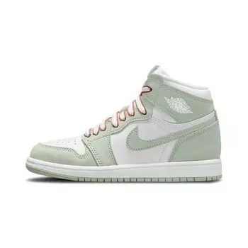 Детские кроссовки Air Jordan 1 Retro High OG PS Seafoam Green Healing-Orange White CU0449-002 35