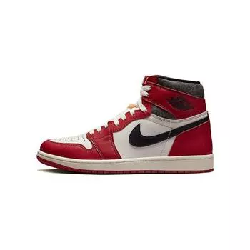 Детские кроссовки Air Jordan 1 Retro High OG TD Chicago Lost & Found Red Varsity-Red Black FD1413-612 23.5