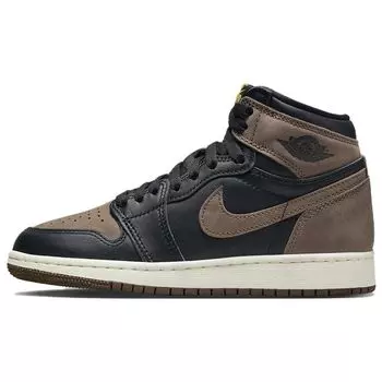 Детские кроссовки Air Jordan 1 Retro High OG GS Palomino Коричневый Черный Металлик-Золотой FD1437-020 36
