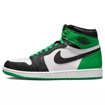 Детские кроссовки Air Jordan 1 Retro High OG GS Lucky Green Black White FD1437-031 36