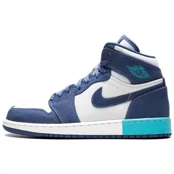 Детские кроссовки Air Jordan 1 Retro High GG Blue Moon Pure-Platinum-Polarized-Blue-Blue-Moon 332148-407