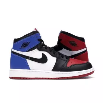 Детские кроссовки Air Jordan 1 Retro High OG BG Top 3 Black Black-White-Varsity-Royal-Varsity-Red 575441-026