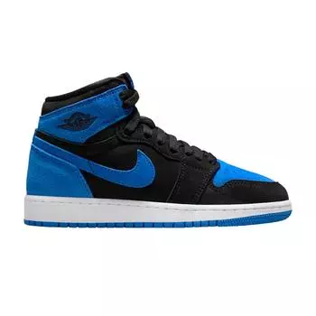 Детские кроссовки Air Jordan 1 Retro High OG GS Royal Reimagined Blue Black Royal-Blue FD1437-042 38.5
