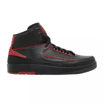 Детские кроссовки Air Jordan 2 Retro BG Alternate 87 Black Varsity-Red 834276-001