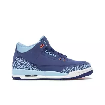 Детские кроссовки Air Jordan 3 Retro GS Purple Dust Dark-Purple-Dust Atomic-Pink-Blue-Cap-White 441140-506