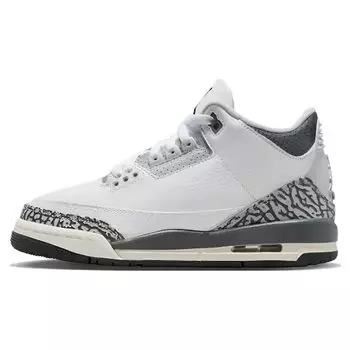 Детские кроссовки Air Jordan 3 Retro GS Hide N Sneak White Black Iron DX6665-100 36