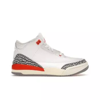 Детские кроссовки Air Jordan 3 Retro PS Georgia Peach White Cosmic-Clay Sail FQ9174-121 32