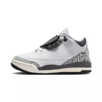 Детские кроссовки Air Jordan 3 Retro PS Hide N Sneak White Black Iron FB4416-100 28