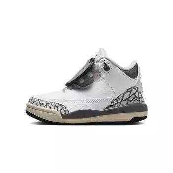 Детские кроссовки Air Jordan 3 Retro TD Hide N Sneak White Black Iron FB4415-100 22