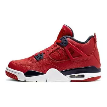 Детские кроссовки Air Jordan 4 Retro GS FIBA Red Gym-Red White 408452-617