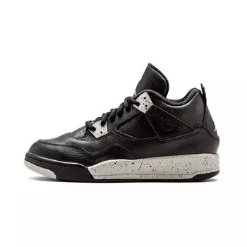Детские кроссовки Air Jordan 4 Retro LS PS Oreo 2015 Black Tech-Grey 707430-003