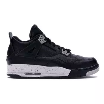 Детские кроссовки Air Jordan 4 Retro LS GS Oreo 2015 Black Tech-Grey 408452-003
