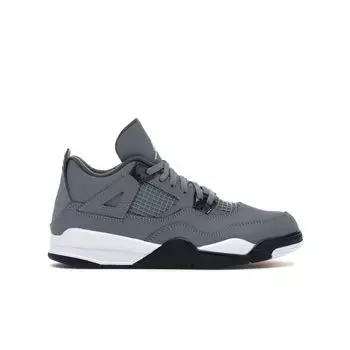 Детские кроссовки Air Jordan 4 Retro PS Cool Grey 2019 Chrome Dark-Carcoal BQ7669-007