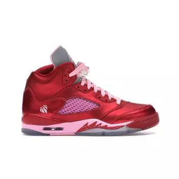 Детские кроссовки Air Jordan 5 Retro GG Valentines Day Red Gym-Red Ion-Pink 440892-605