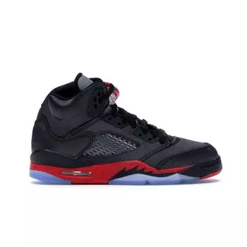 Детские кроссовки Air Jordan 5 Retro GS Satin Black University-Red 440888-006