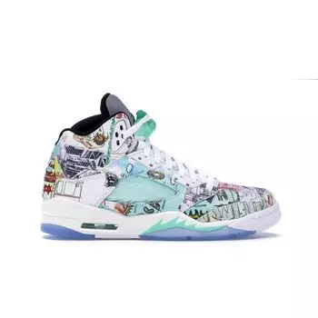 Детские кроссовки Air Jordan 5 Retro GS Wings разноцветные AV3663-900