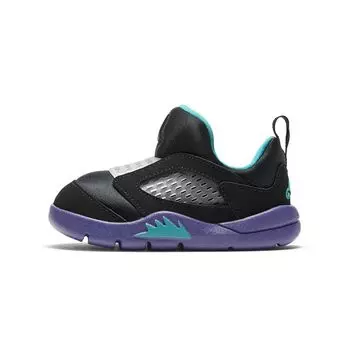 Детские кроссовки Air Jordan 5 Retro Little Flex TD Black Grape New-Emerald Grape-Ice CK1228-007