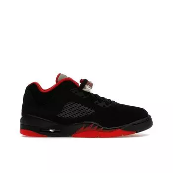 Детские кроссовки Air Jordan 5 Retro Low BG Alternate 90 Black Gym-Red Metallic 314338-001