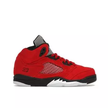 Детские кроссовки Air Jordan 5 Retro PS Raging Bull 2021 Red Varsity-Red Black 440889-600 31