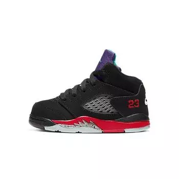 Детские кроссовки Air Jordan 5 Retro TD Top 3 Black Fire-Red Grape-Ice CZ2991-001