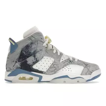 Детские кроссовки Air Jordan 6 Retro GS Washed Denim 2022 Blue White Dutch-Blue DM9045-100 36