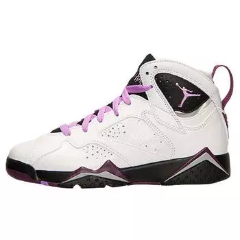 Детские кроссовки Air Jordan 7 Retro GG Fuchsia Glow White Fuchsia-Glow-Black-Mulberry 442960-127