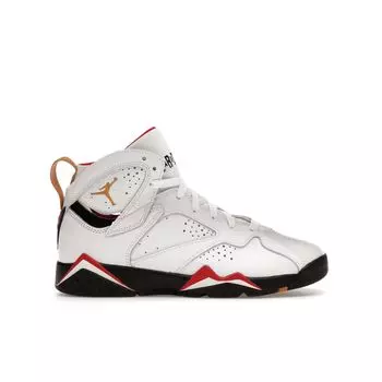 Детские кроссовки Air Jordan 7 Retro GS Cardinal 2022 Белый Черный Cardinal-Красный DQ6040-106 36