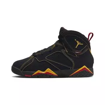Детские кроссовки Air Jordan 7 Retro PS Citrus 2022 Black Varsity-Red DJ2778-081 35