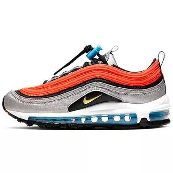 Детские кроссовки Air Max 97 GS Sky Nike Silver Metallic-Silver Speed-Yellow CW6012-001