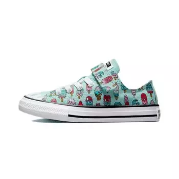 Детские кроссовки Converse Chuck Taylor All Star Low Easy-On PS Sweet Scoops Blue Light-Dew Prime-Pink A02151F 35