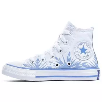 Детские кроссовки Converse Frozen 2 x Chuck Taylor All Star PS Elsa White Ice-Blue 667354F
