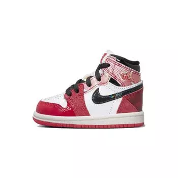 Детские кроссовки Marvel x Air Jordan 1 Retro High OG TD Next Chapter Red University-Red Black DV1750-601 23.5