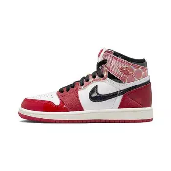 Детские кроссовки Marvel x Air Jordan 1 Retro High OG PS Next Chapter Red University-Red Black DV1749-601 29.5