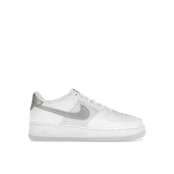 Детские кроссовки Nike Air Force 1 GS White Football Grey Pure-Platinum Metallic-Silver FV3981-100 40