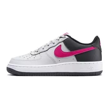 Детские кроссовки Nike Air Force 1 GS White Obsidian Pink Dark-Obsidian Fierce-Pink CT3839-109 38.5