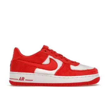 Детские кроссовки Nike Air Force 1 Low GS Valentines Day 2024 Red Fire-Red Light-Crimson FZ3552-612 38.5