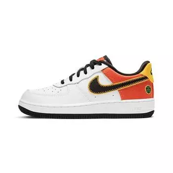 Детские кроссовки Nike Air Force 1 LV8 PS Roswell Rayguns White Orange-Flash Amarillo DD9532-100 28