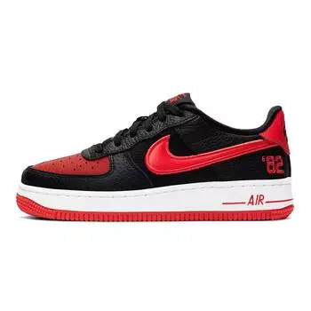 Детские кроссовки Nike Air Force 1 LV8 GS Black Чили Racer Синие Чили-красные разноцветные DH0201-001 35.5