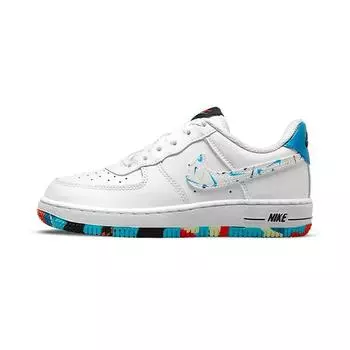 Детские кроссовки Nike Air Force 1 LV8 PS Swoosh Pack White Imperial-Blue Black DM7598-100 31