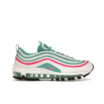 Детские кроссовки Nike Air Max 97 GS South Beach Teal White Pink-Blast-Kinetic-Green 921522-101