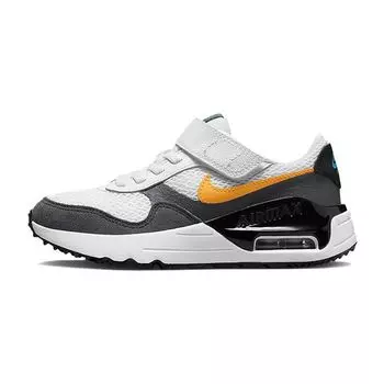 Детские кроссовки Nike Air Max SYSTM PS Grey Laser Orange White Iron-Grey DQ0285-104 28