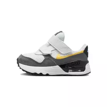 Детские кроссовки Nike Air Max SYSTM TD White Grey Orange DQ0286-104 22